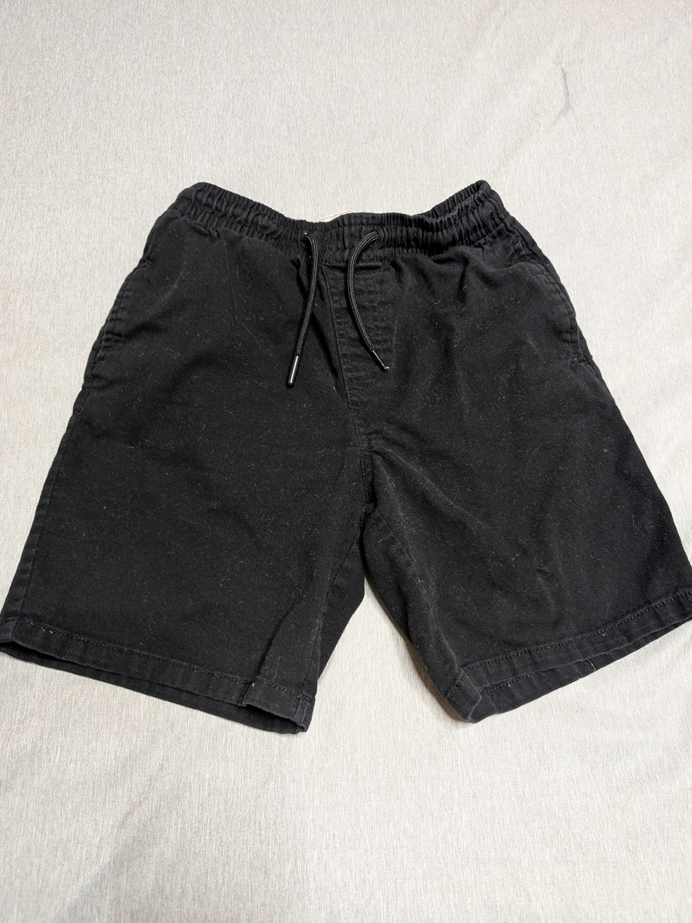Nomad Black Elastic Waist Kids Shorts Size 10 Big Boy